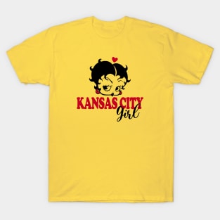 KANSAS CITY MISSOURI GIRL - Betty Boop T-Shirt